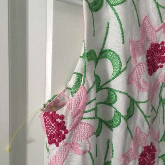 πHPπ TALBOTS Embroidered Floral Sheath π (EUC) - Picture 11 of 16